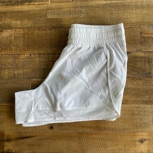 Athleta Mesh Racer Run 4” Shorts